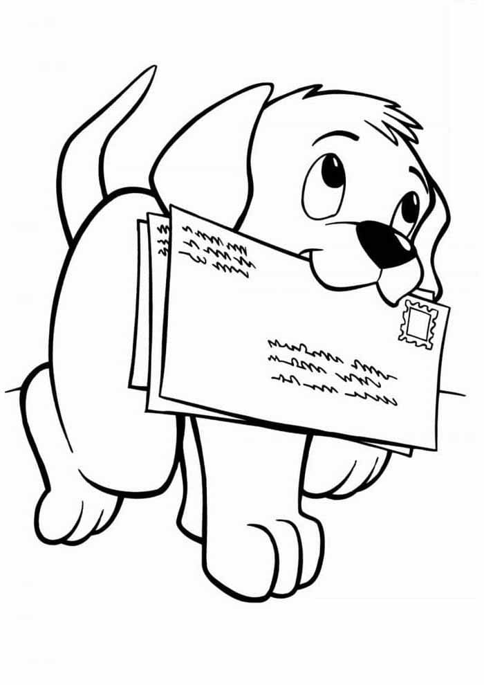 Pas i Pisma coloring page