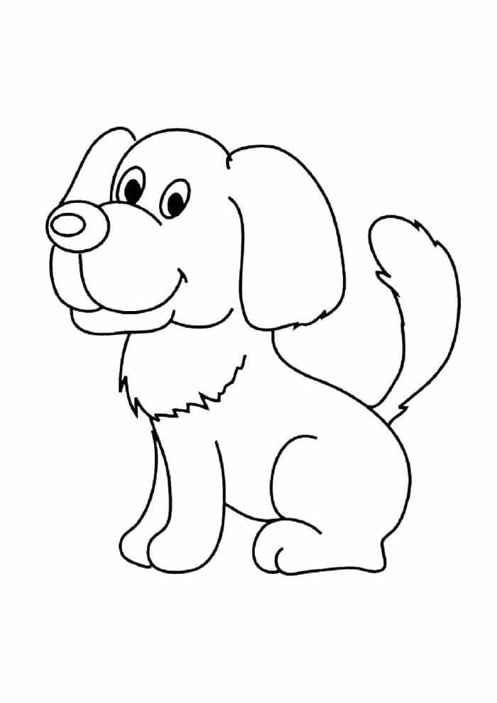 Sladak Pas coloring page