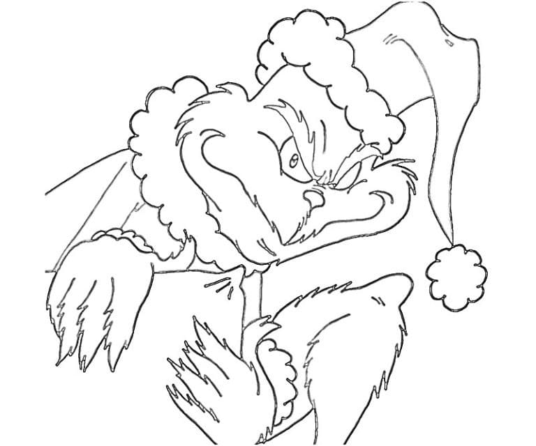 Bojanke Slika Grinch