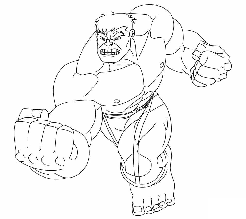 Bojanke Vrlo klasičan Hulk