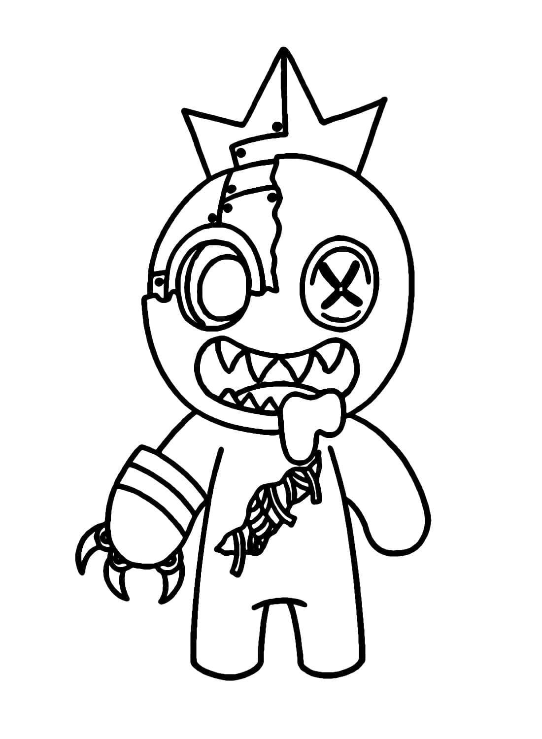 Bojanke Chibi Blue Rainbow Friend