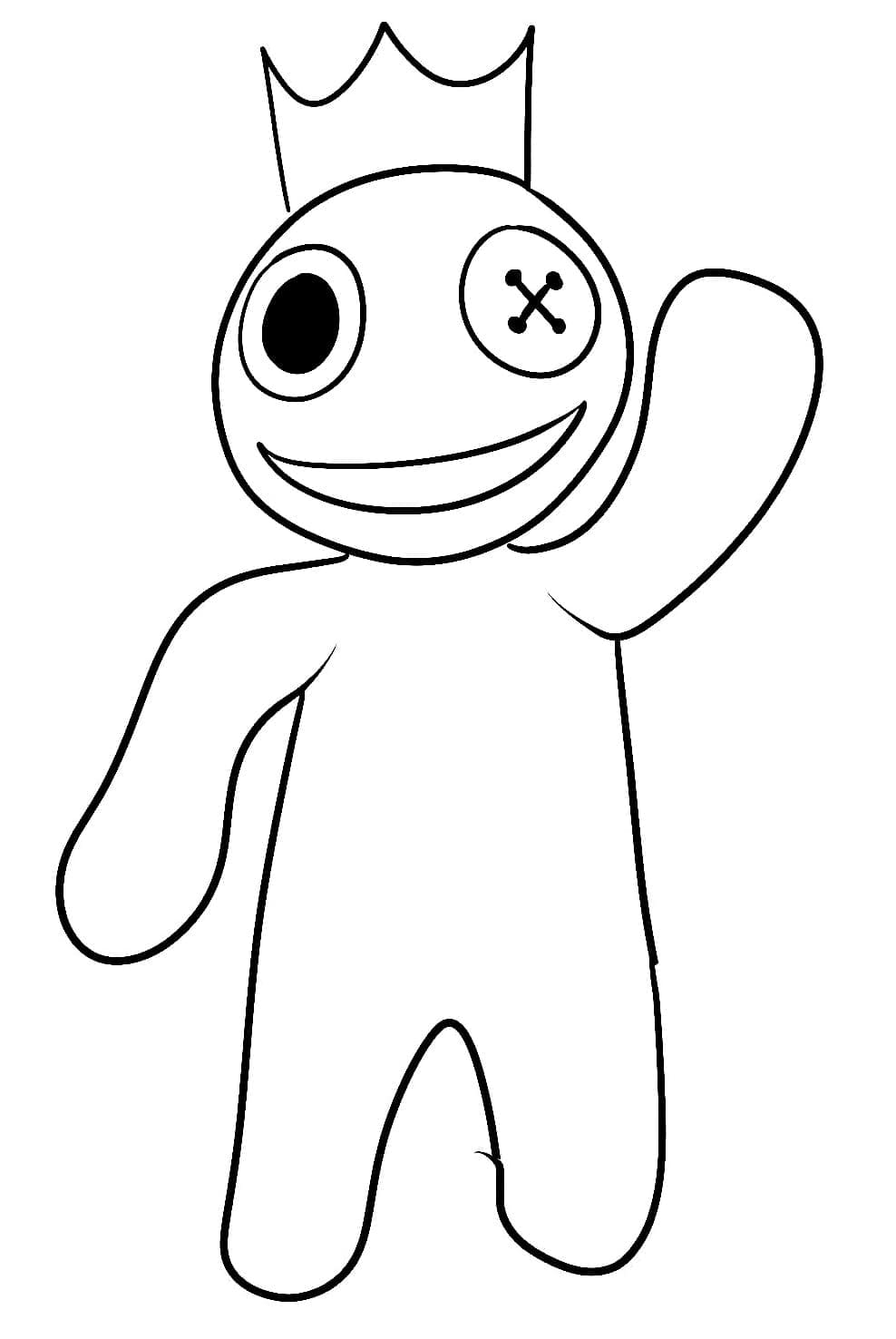 Bojanke Lako Blue Rainbow Friend