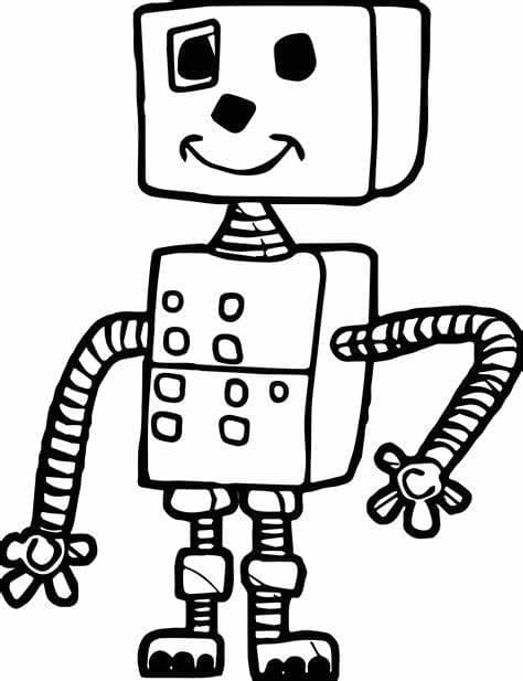Bojanke Nasmiješeni robot