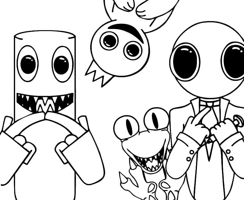Bojanke Rainbow Friends Besplatno