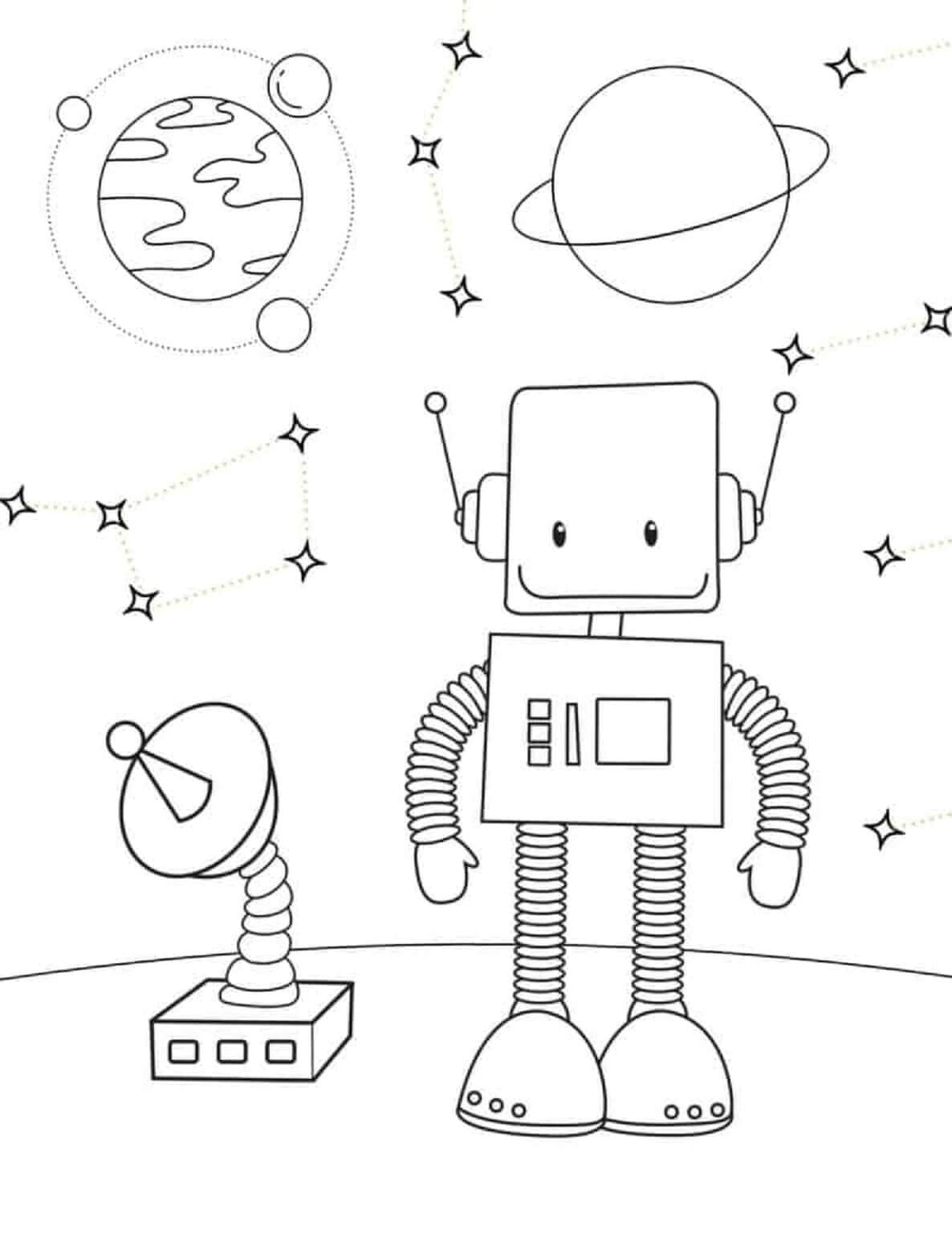 Bojanke Roboti u svemiru