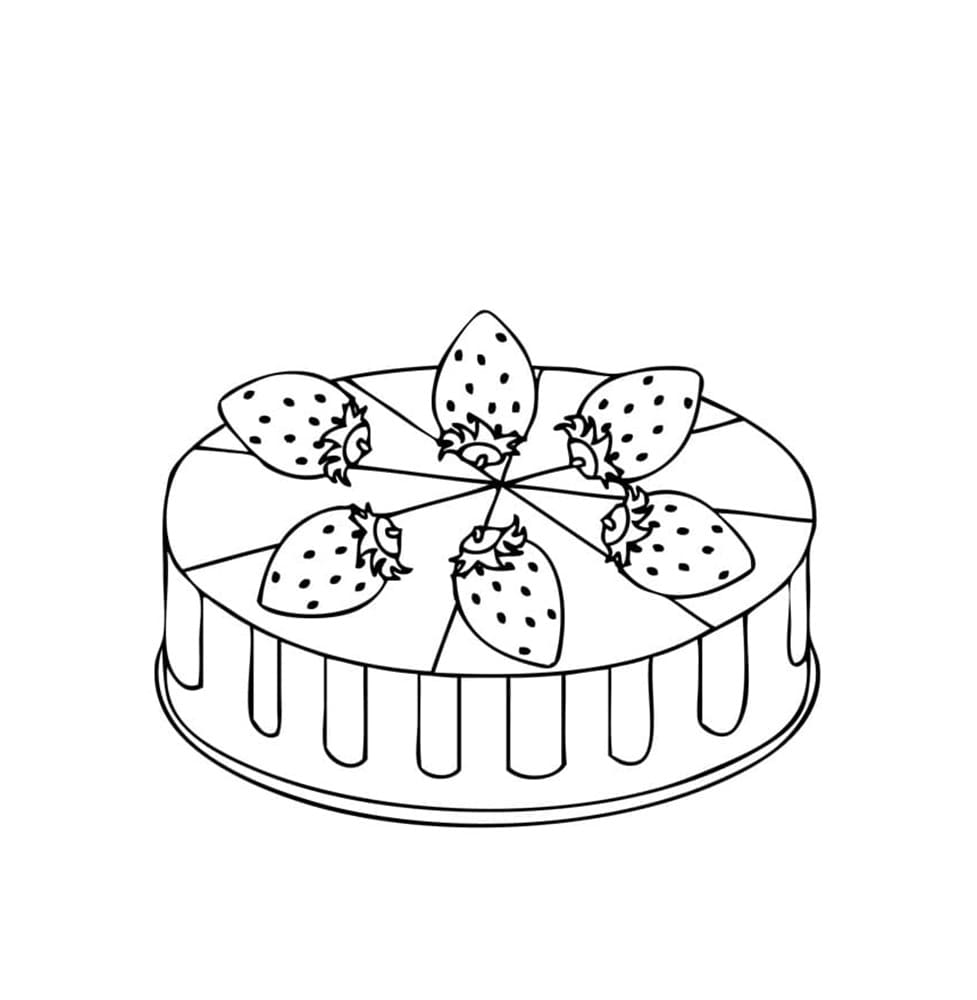 Bojanke Čokoladna torta s jagodama