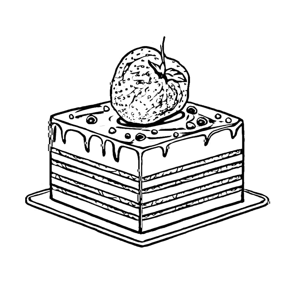 Bojanke Torta za ispis