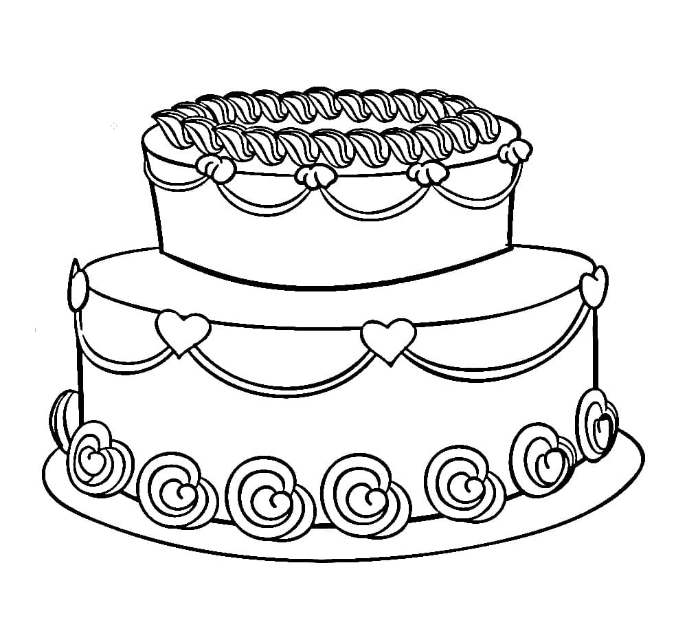 Bojanke Torta za zaljubljene