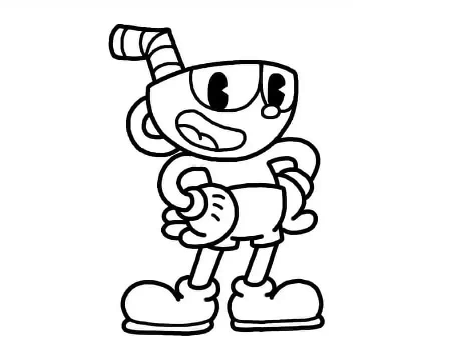 Bojanke Cuphead osmijeh