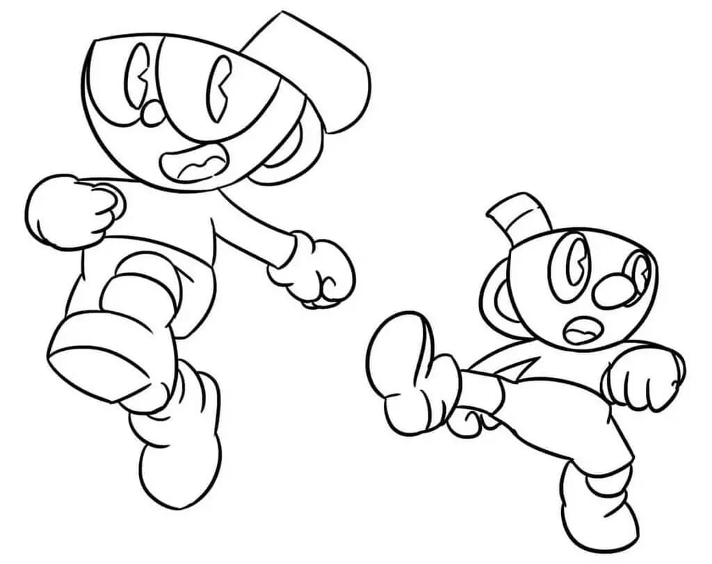 Bojanke Cuphead sretan