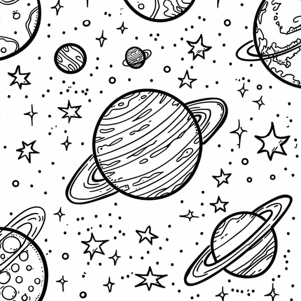 Bojanke Planeti u svemiru