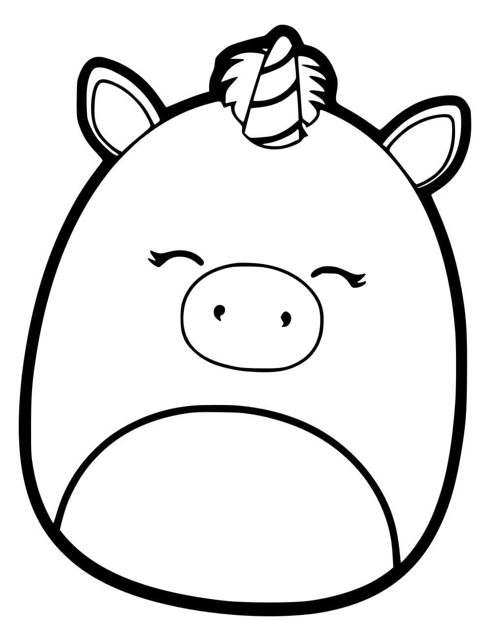 Bojanke Einhorn Hip Squishmallows