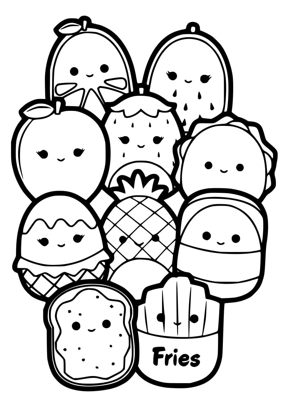 Bojanke Jede Squishmallows