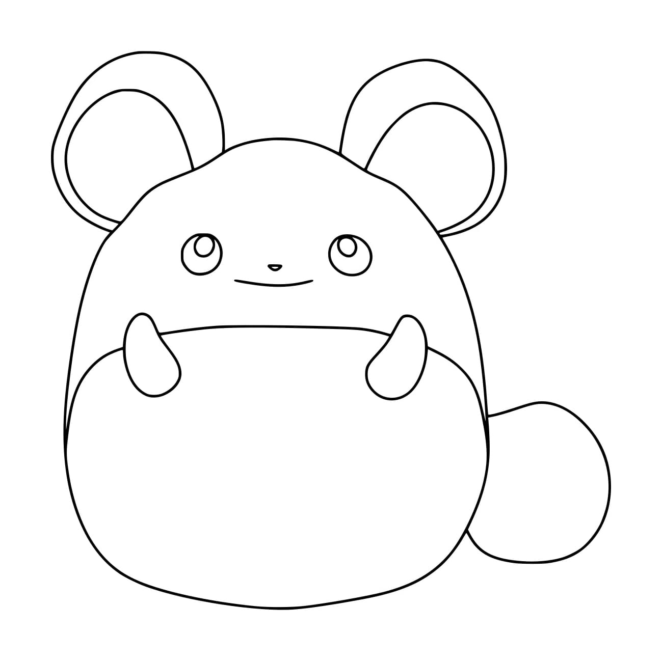 Bojanke Pokemon Marill Squishmallow