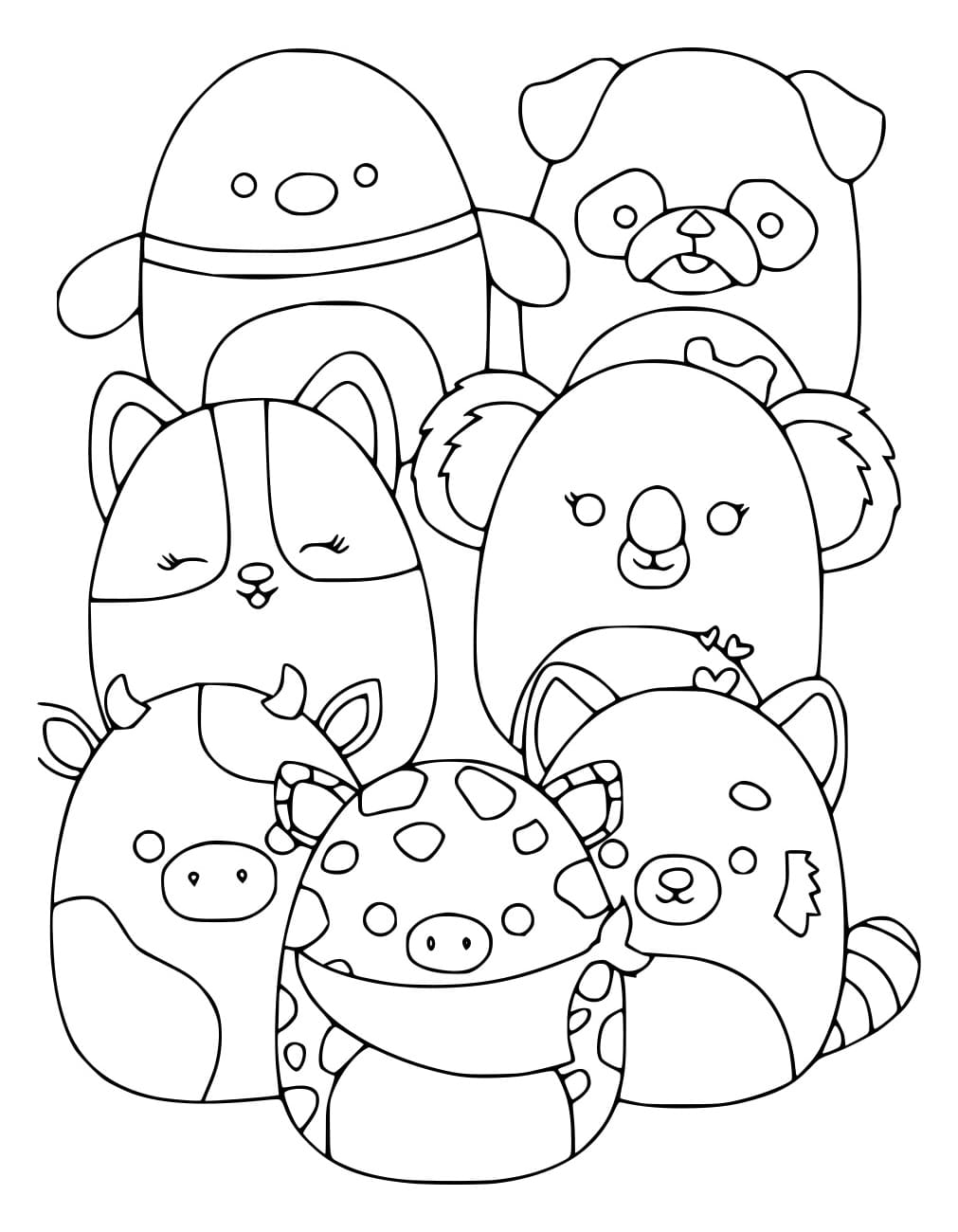 Bojanke Sisavac Squishmallows