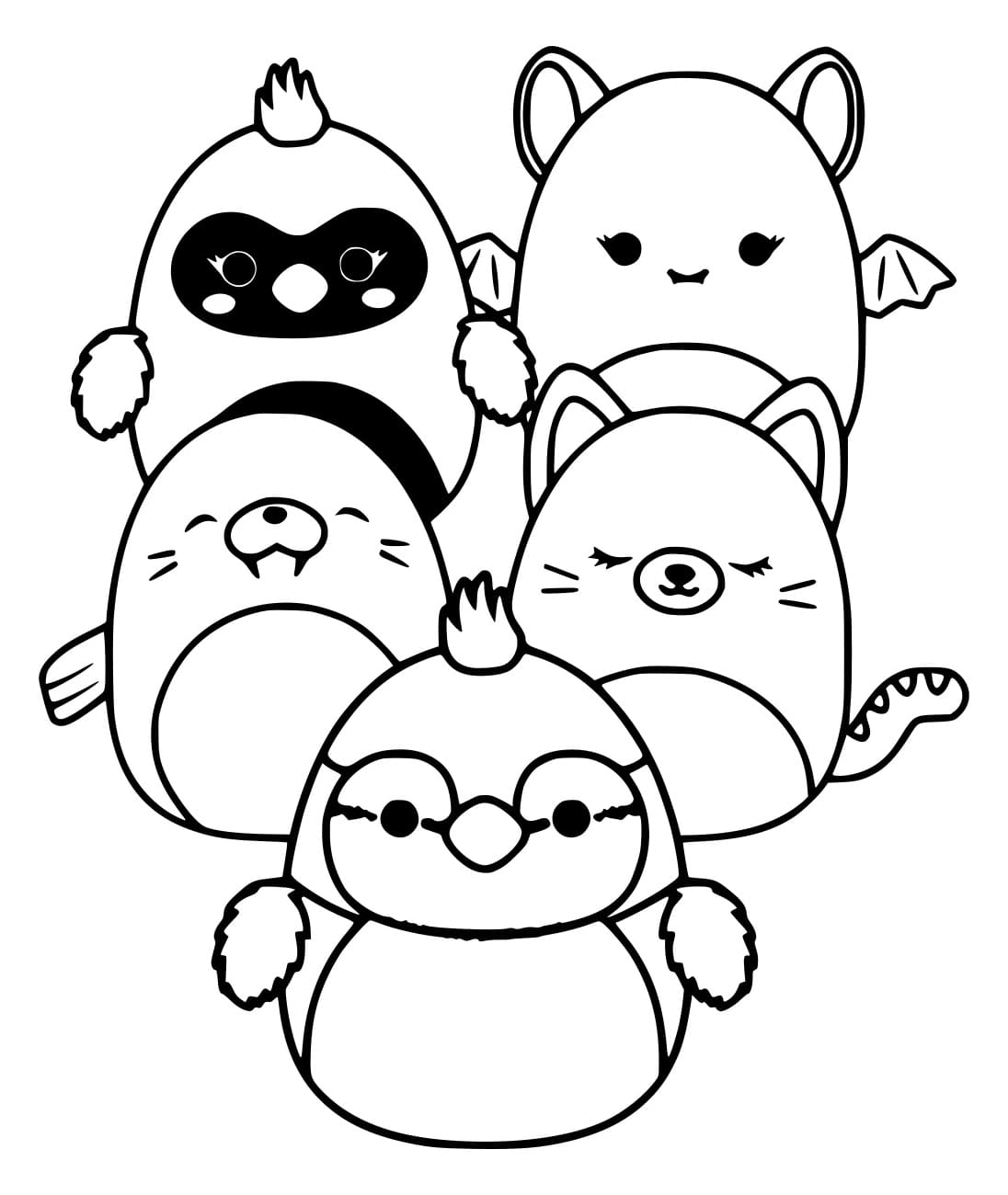 Bojanke Slatki Squishmallows