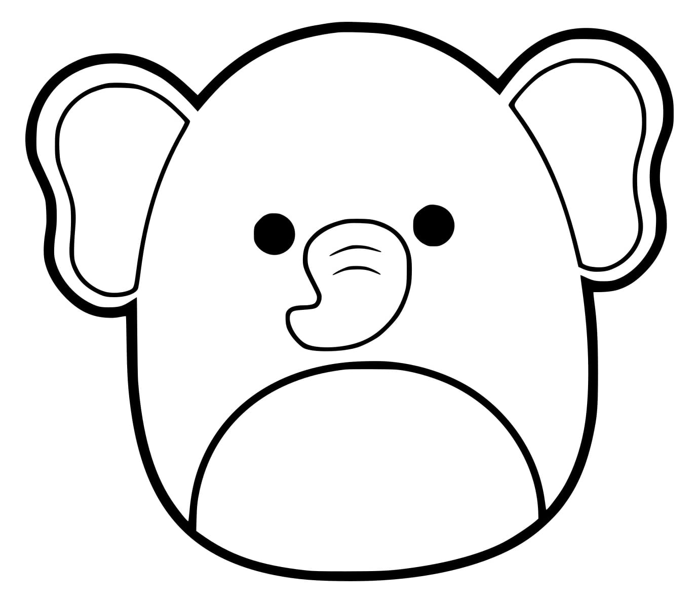 Bojanke Slonica Emma Squishmallows