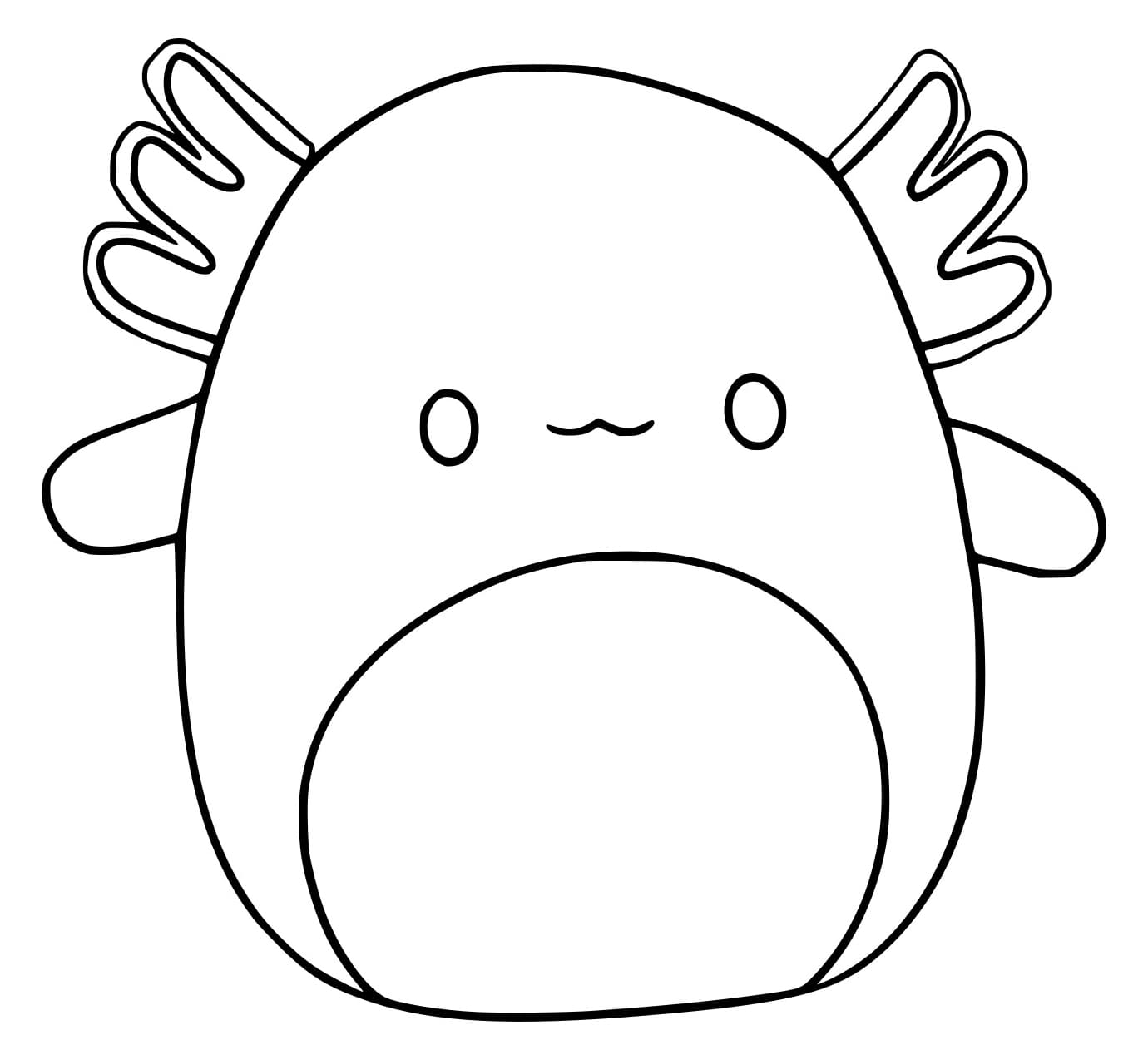 Bojanke Squishmallows Archie Axolotl