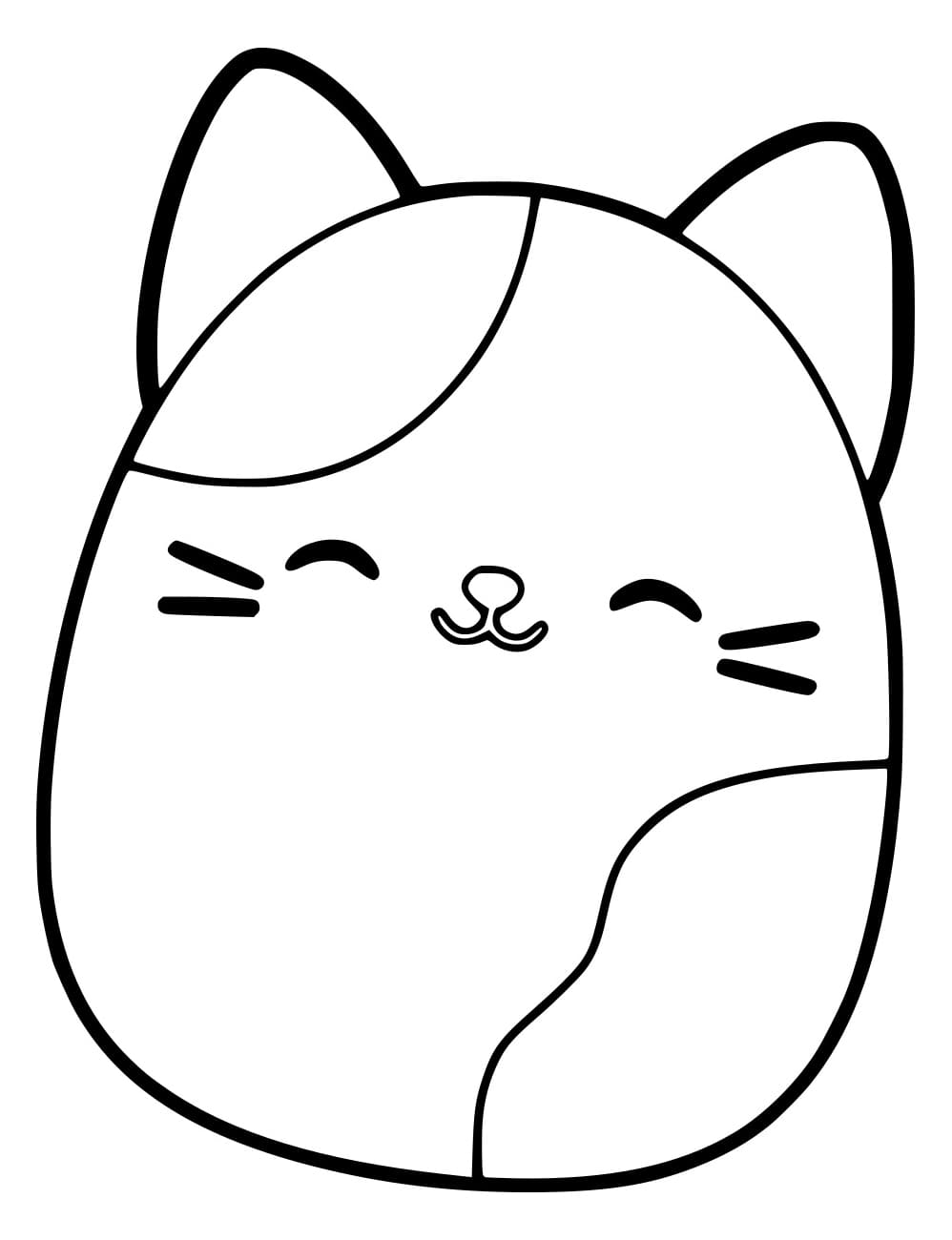 Bojanke Squishmallows Cora mačka