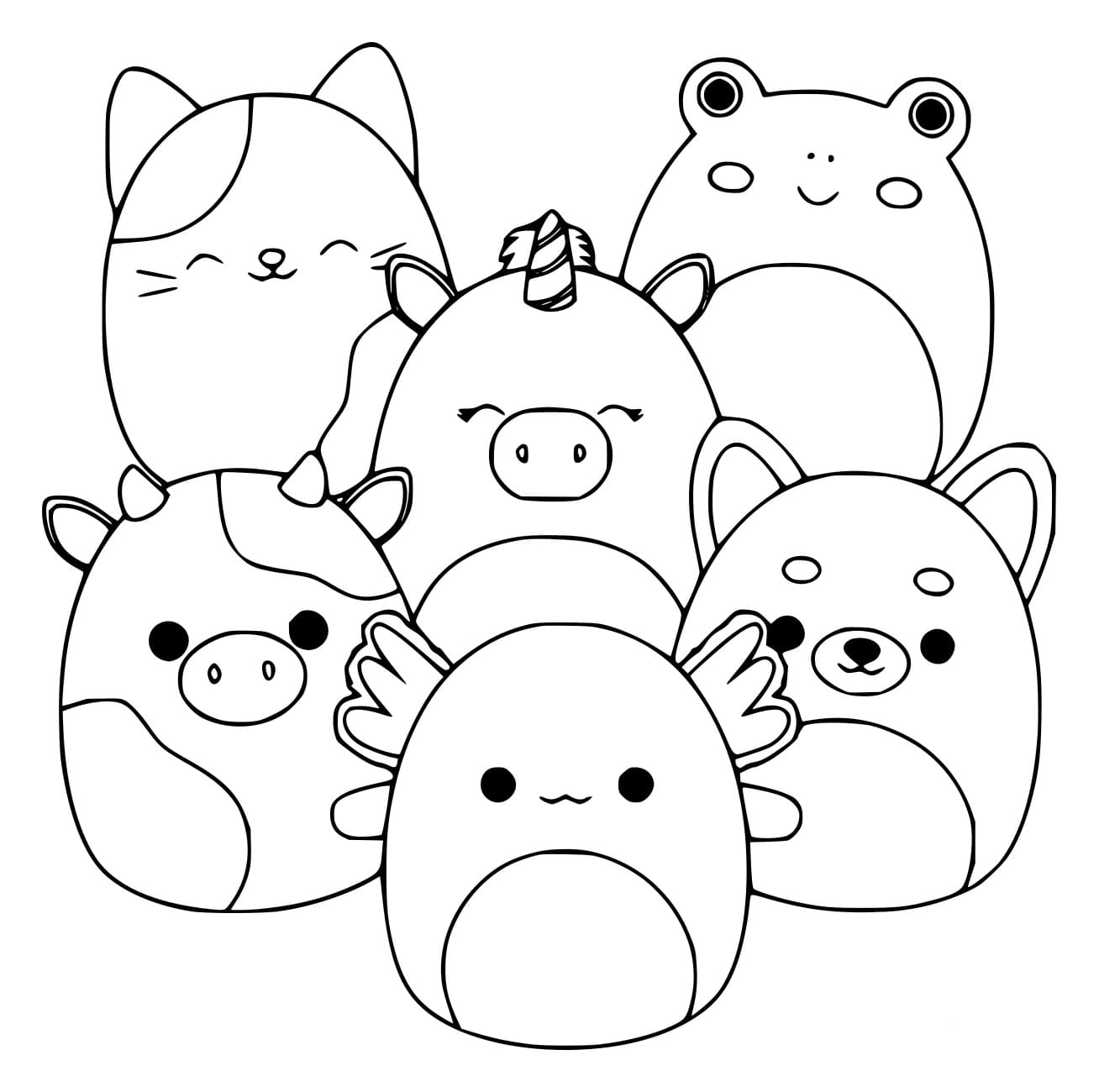 Bojanke Sretan Squishmallows