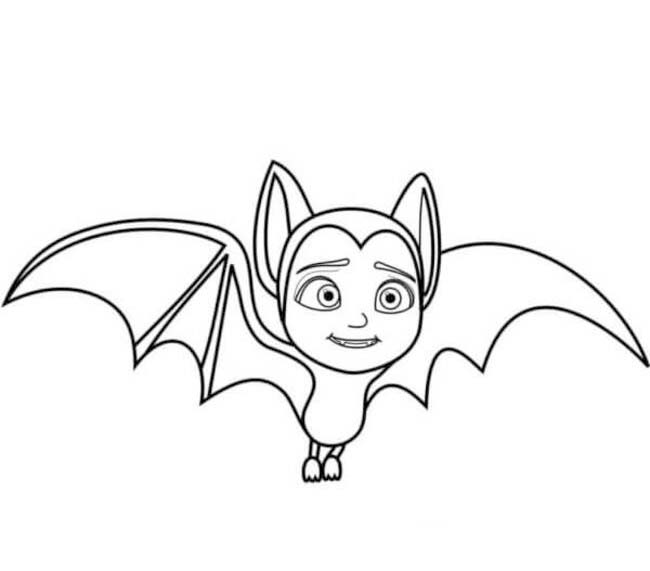 Bojanke Djevojka Vampirina s velikim očima u obliku šišmiša