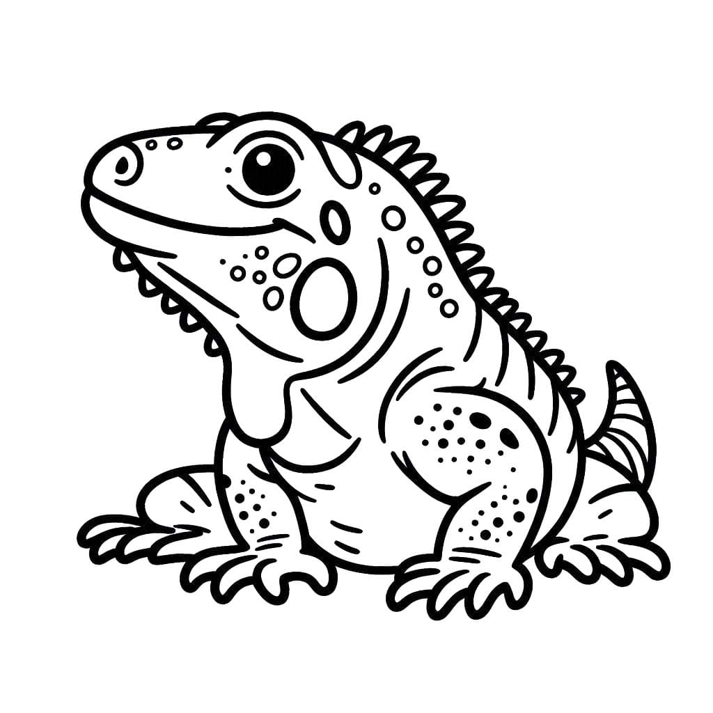 Bojanke Nacrtaj Iguana 1