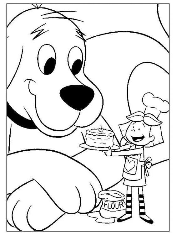Bojanke Nacrtajte Clifford i Emily