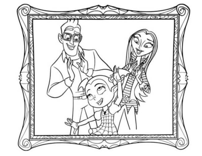 Bojanke Portret Vampirina na zidu