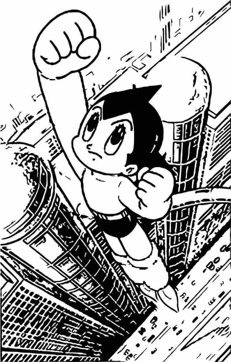 Bojanke Astro Boy vrlo osnovni