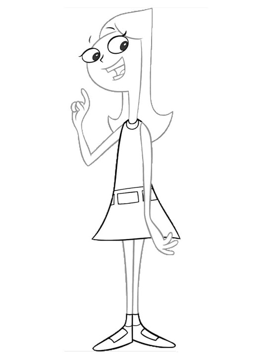 Bojanke Crtanje Candace Flynn iz Phineas i Ferb