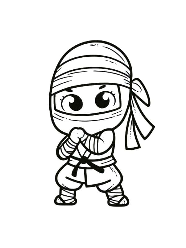 Bojanke Crtanje ninja besplatno za djecu
