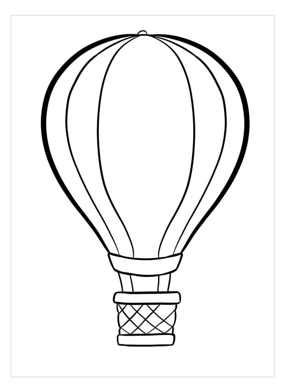 Bojanke Kanta s balon na vrući zrak