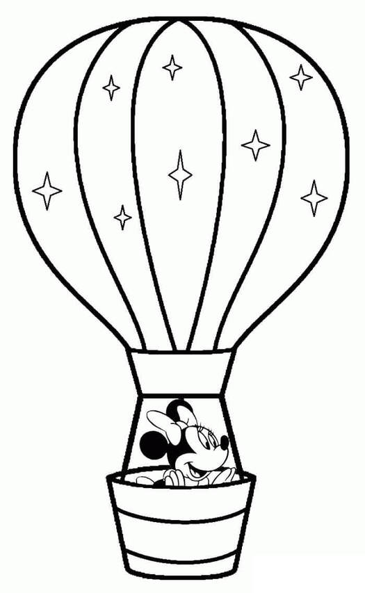 Bojanke Minnie Mouse u Balon Na Vrući Zrak
