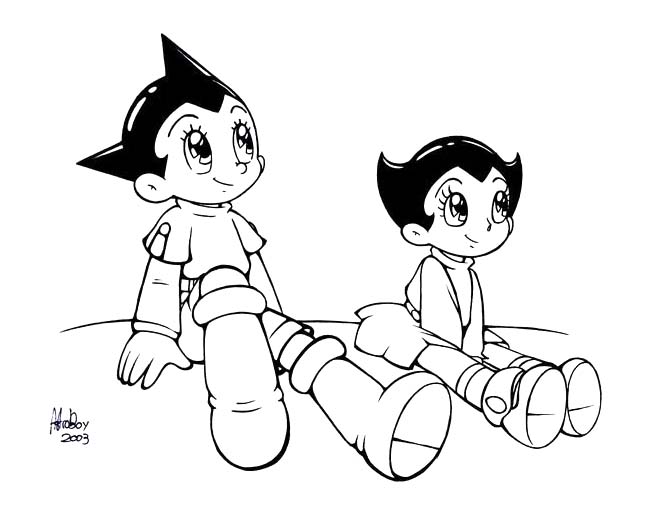 Bojanke Nacrtaj Astro Boy 6