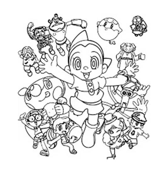 Bojanke Nacrtaj Astro Boy 8