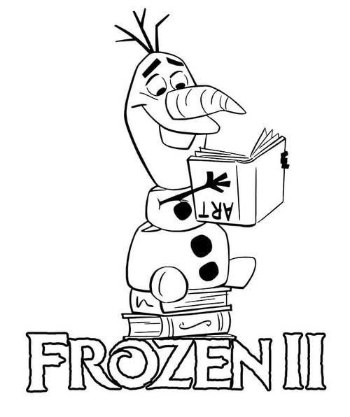 Bojanke Nacrtaj Frozen 2 Olaf