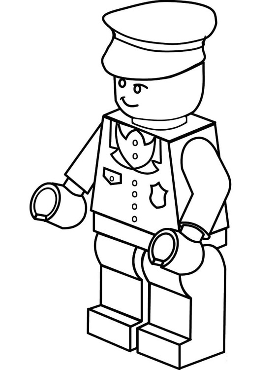 Nacrtaj Lego 5 coloring page