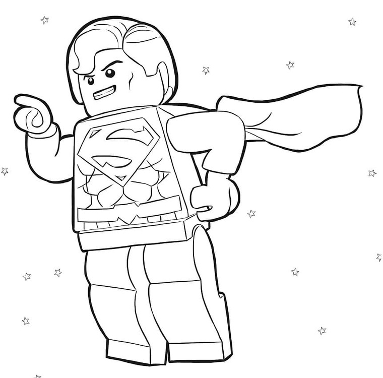Nacrtaj Lego 6 coloring page
