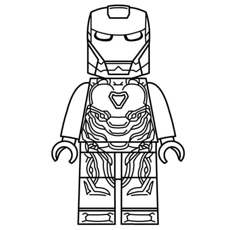 Nacrtaj Lego 8 coloring page