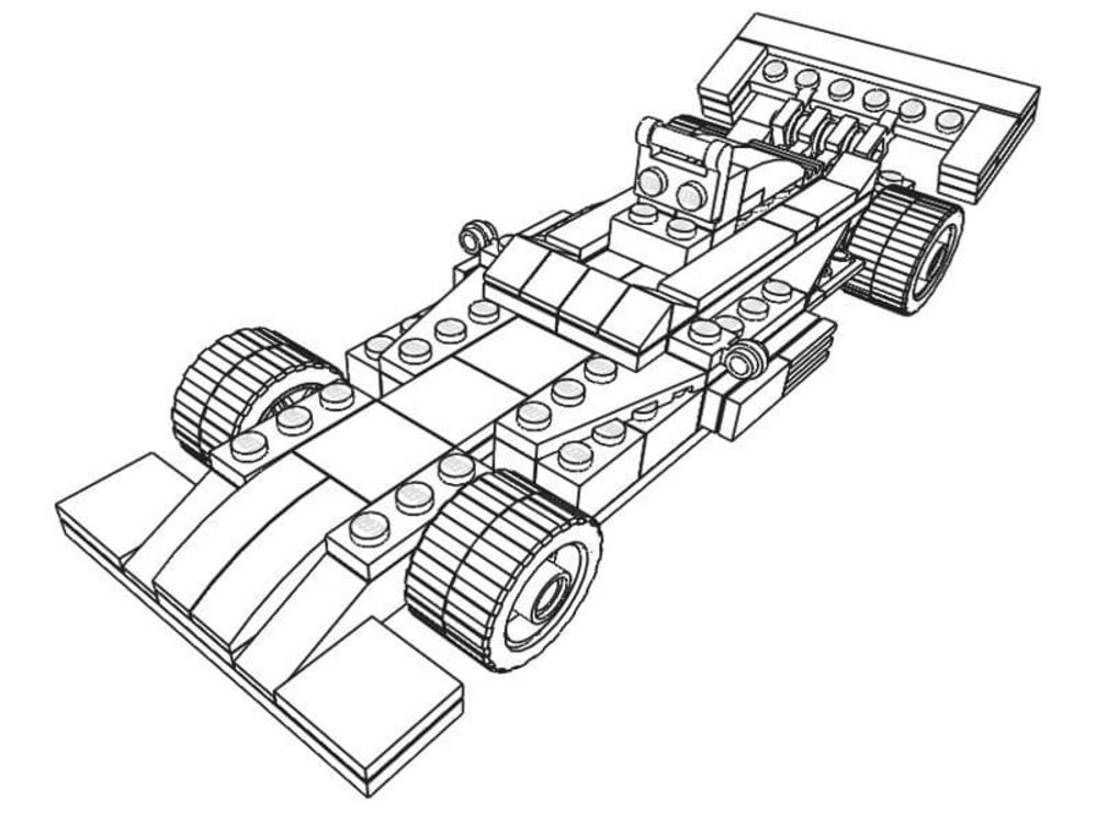 Nacrtaj Lego 9 coloring page