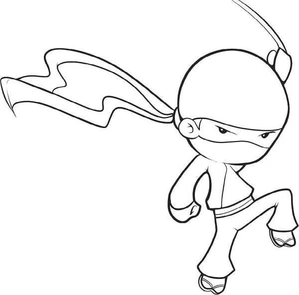 Bojanke Nacrtaj Ninja 8
