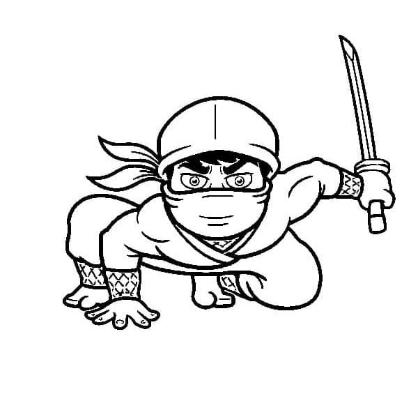 Bojanke Nacrtaj Ninja 9