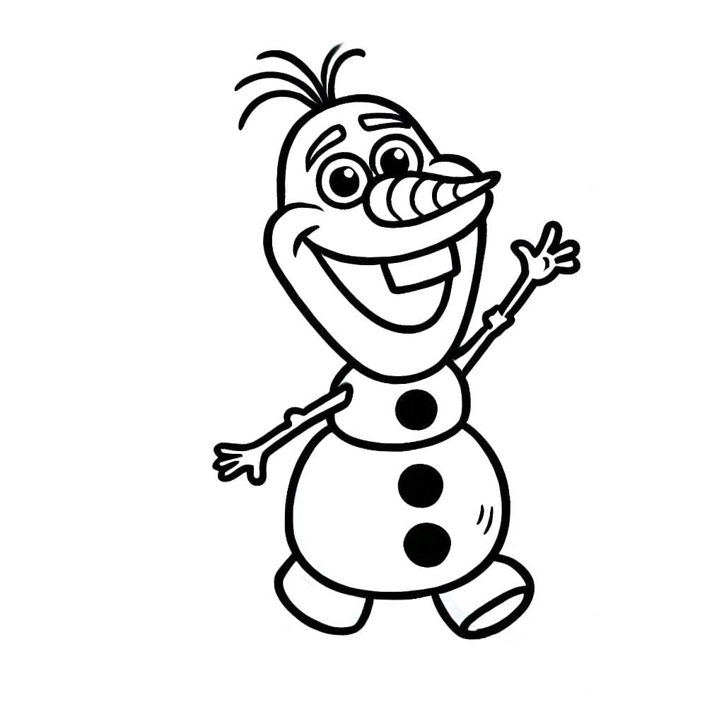 Bojanke Nacrtaj Olaf 3