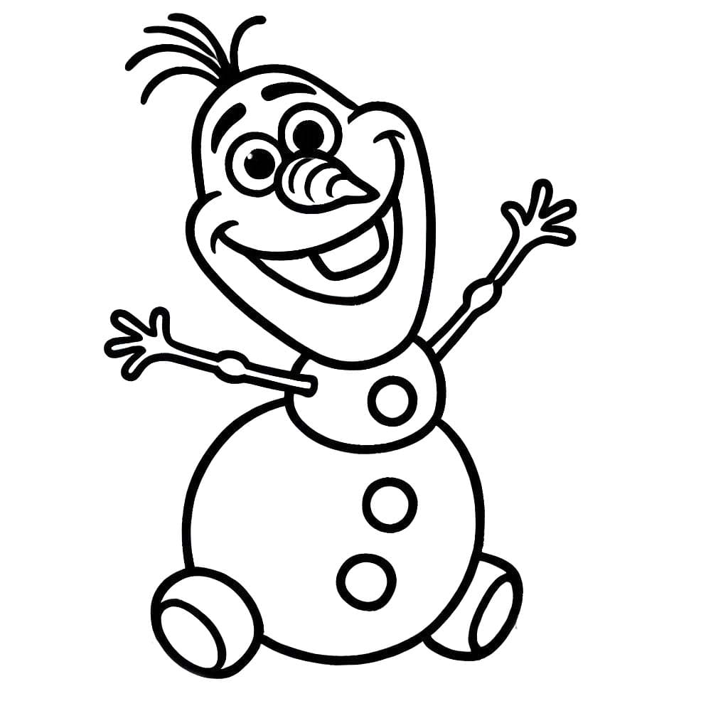 Bojanke Nacrtaj Olaf 4