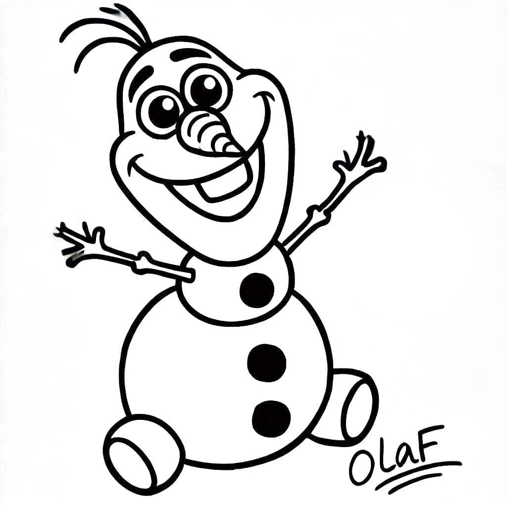 Bojanke Nacrtaj Olaf 5