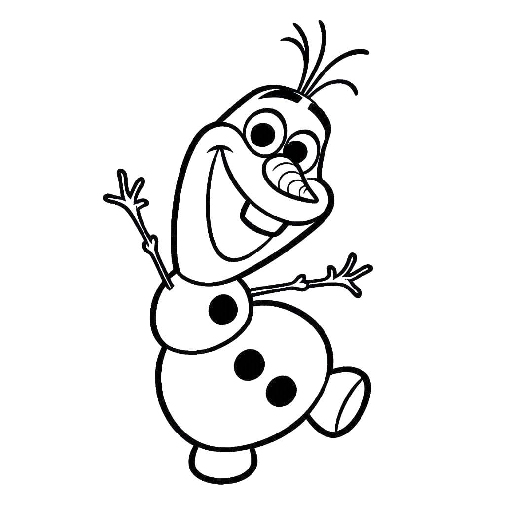 Bojanke Nacrtaj Olaf 6