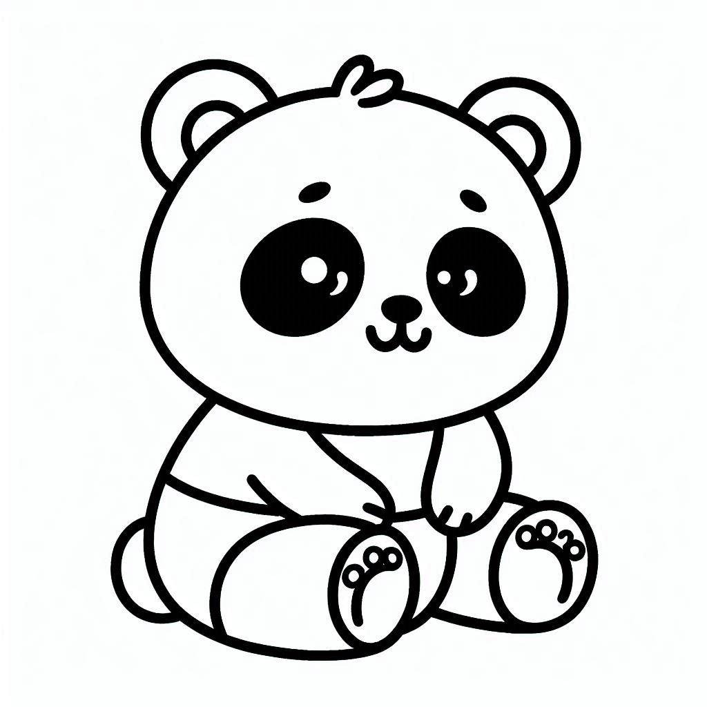 Bojanke Nacrtaj Panda 3