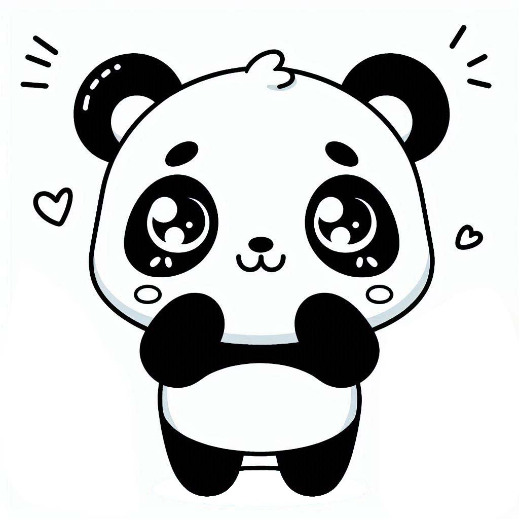 Bojanke Nacrtaj Panda 4