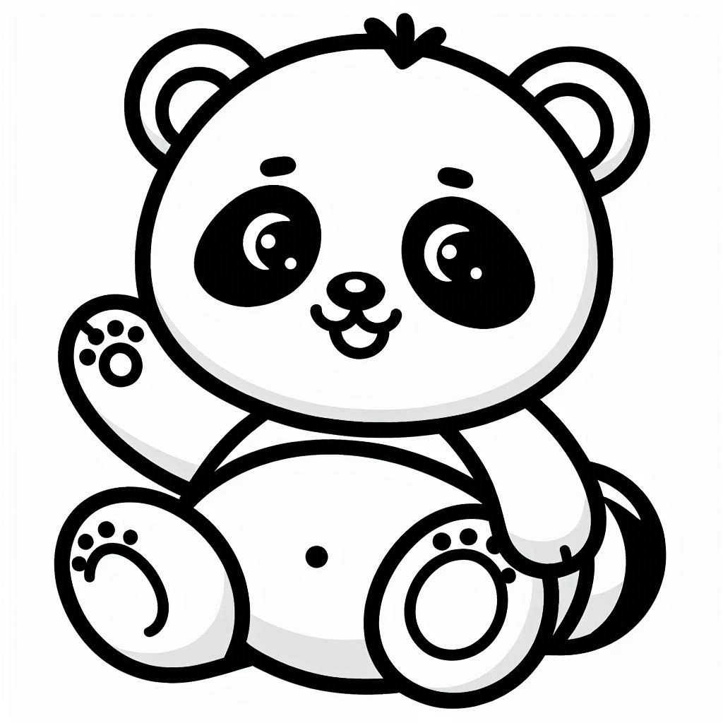 Bojanke Nacrtaj Panda 6