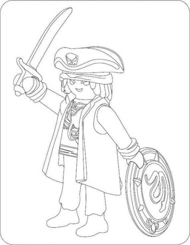 Bojanke Nacrtaj Playmobil 4